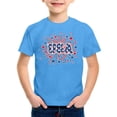 thumbnail image 4 of 250 Anniversary USA 250th American Flag Patriotic 250 Years T-Shirt 250 Years Birthday July 4th Shirt for Boys Girls, 4 of 4