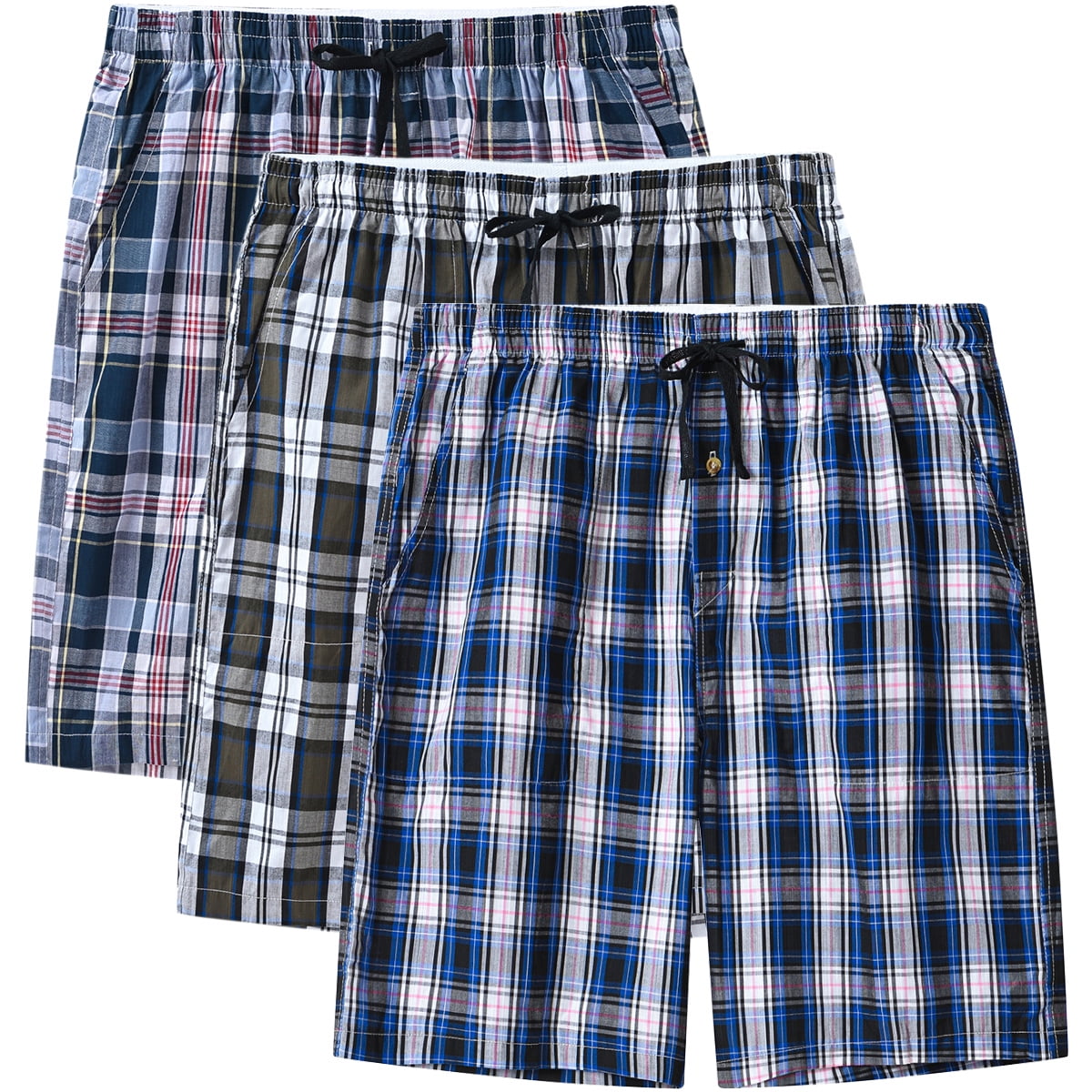 MoFiz Mens Sleeping Stretch Boxer Shorts Ultra-Soft Modal Lounge Pajama Bottoms with Pockets