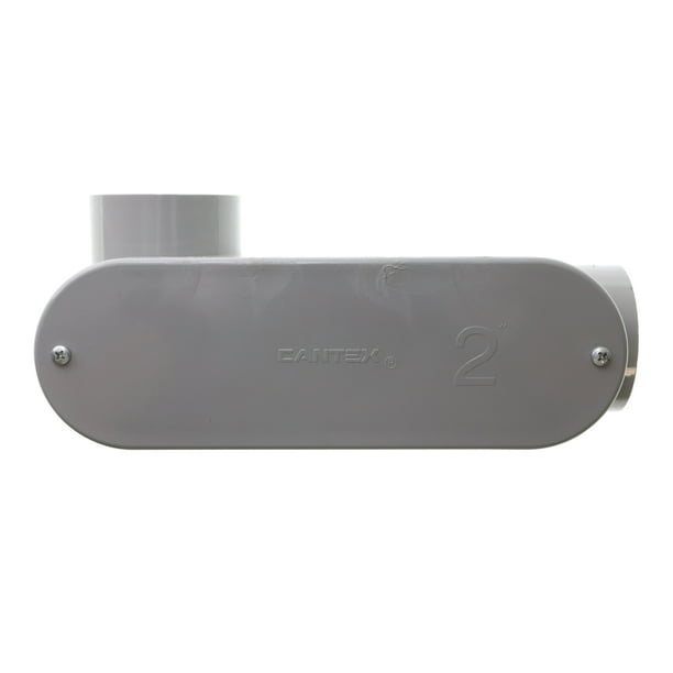 Cantex 5133647 NM PVC TypeLL Conduit Access Body Fittings, 2Inch, (5