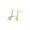 10K Yellow Gold, variant on FINE JEWELRY Sterling Silver Lozenge and Round-shape Lab-Grown Diamond Fish Stud Earrings (1 1/4 cttw, VS1 Clarity, D-F Color)