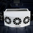 thumbnail image 2 of Phenofice Car Window Fan Solar Powered Exhaust Fan with Three Duct Efficient Ventilation, 2 of 8