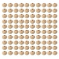 thumbnail image 1 of 100 cuentas de madera de 25 mm de diámetro para manualidades, clásicas, elegantes, decorativas, prácticas, espaciadoras de madera., 1 of 14