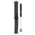 thumbnail image 3 of Watch Strap, Rust Proof Smart Watch Band Safe Well Polished Stainless Steel Anti Loosen  For  Watch FIT Silver,Black, 3 of 8