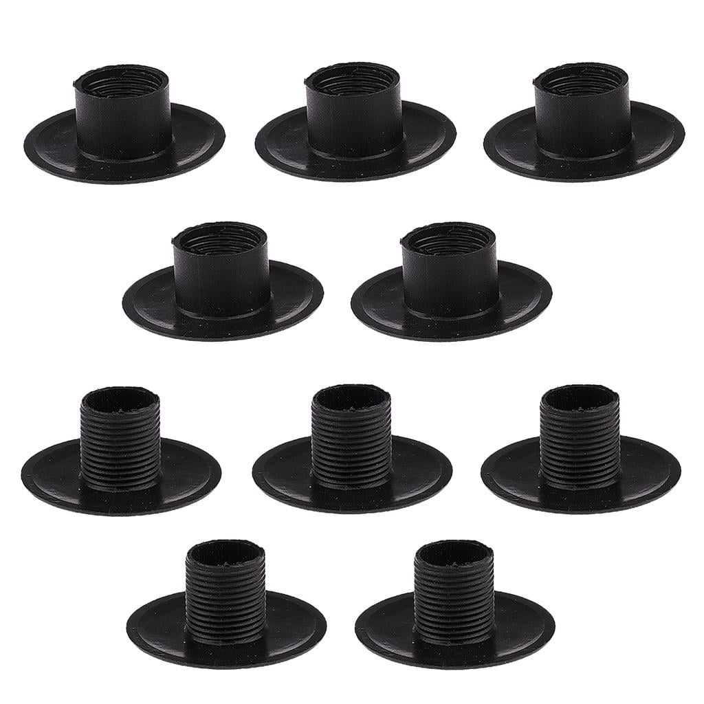20 Pieces Foosball Bearing Table Football Edge Bearings Accessories Black