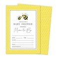 thumbnail image 1 of Inkdotpot 30Gender Neutral Baby Shower Invitation Cards Mommy Bee Fill In Blank Invites, 1 of 6