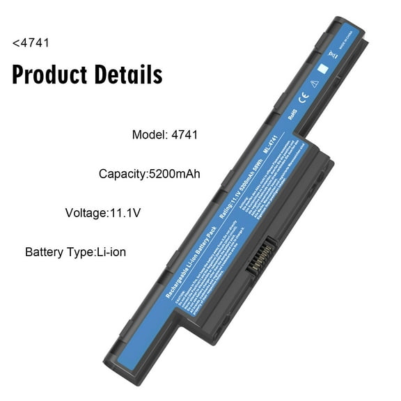 Laptop Battery For Acer Aspire 5560G 5733 5733Z 5736 5736Z 5736G 5736ZG 5742
