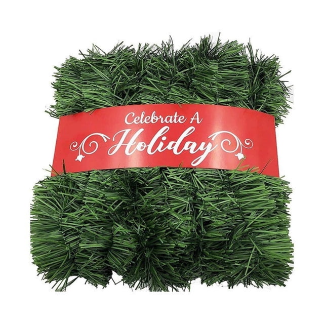 Christmas Garland Decoration Green Artificial Rattan Festive Party Wedding Home Decor 1000 cm