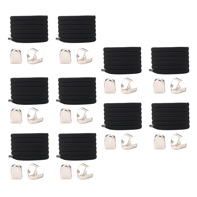 Cordones de sujeción elásticos con hebillas de metal Sunnimix Negro