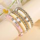 thumbnail image 5 of Heishi Surfer Pulseras Set Colorido Preppy Sonrisa Mal de Ojo Pulseras elásticas con cuentas Arcilla Apilable Boho Disco Regalos de fiesta Y2k Kidcore Estética Verano, 5 of 5