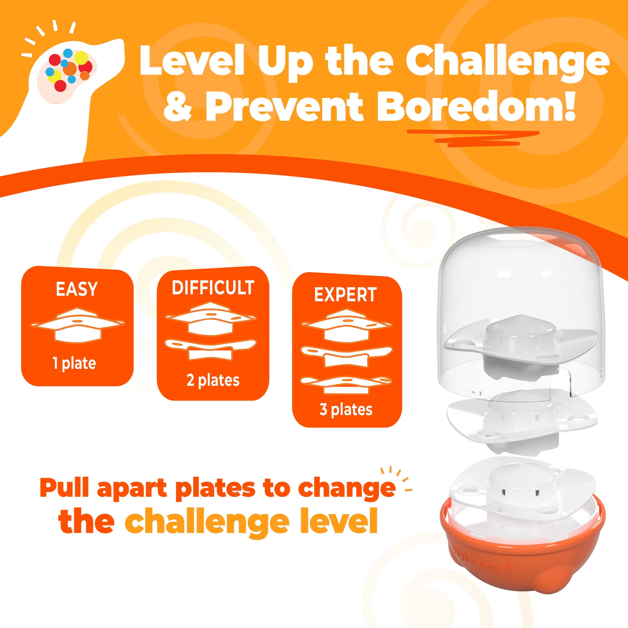 Nylabone Boop N Bobble Puzzle Treat Toy (1 Count)