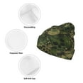 thumbnail image 3 of Pofeuu Green Camouflage Skull Print Beanie Hat for Men Women Knit Winter Hat Warm Cuffed Skull Beanie Slouchy Soft Unisex, 3 of 6