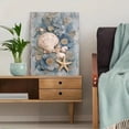 thumbnail image 5 of Qisvanset Seashell Starfish Textured 3D Canvas Print 15.75x11.81 Inches, 5 of 8