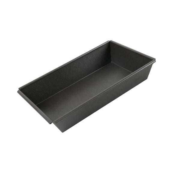 Giaone Commercial Grade Rectangular Pizza Pan 5cm Deep Black Coated Rustproof Aluminum Bakewares