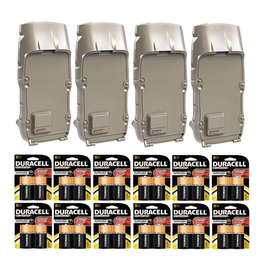 Cuddeback J Camera D Battery Adapter (4Pack) with TwentyFour Batteries