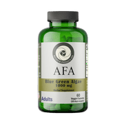 Naturgin Blue Green Algae Supplement, Aphanizomenon Flos Aquae Supplement, 1000mg, 60 Capsules Per Bottle