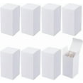 thumbnail image 1 of 50 cajas de regalo de papel, cajas de cartón rectangulares blancas de 2x2x4 pulgadas, 1 of 9