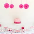 thumbnail image 2 of Juego de bolas de papel Bearachild con pompón de papel rojo Rosa de 7,8 pulgadas para fiesta de cumpleaños 14 pulgadas, 2 of 6