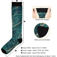 thumbnail image 3 of FREEAMG Marble Compression Socks for Men & Women Knee High Stockings for Running, Sport, Hiking & Travel, 3 of 7