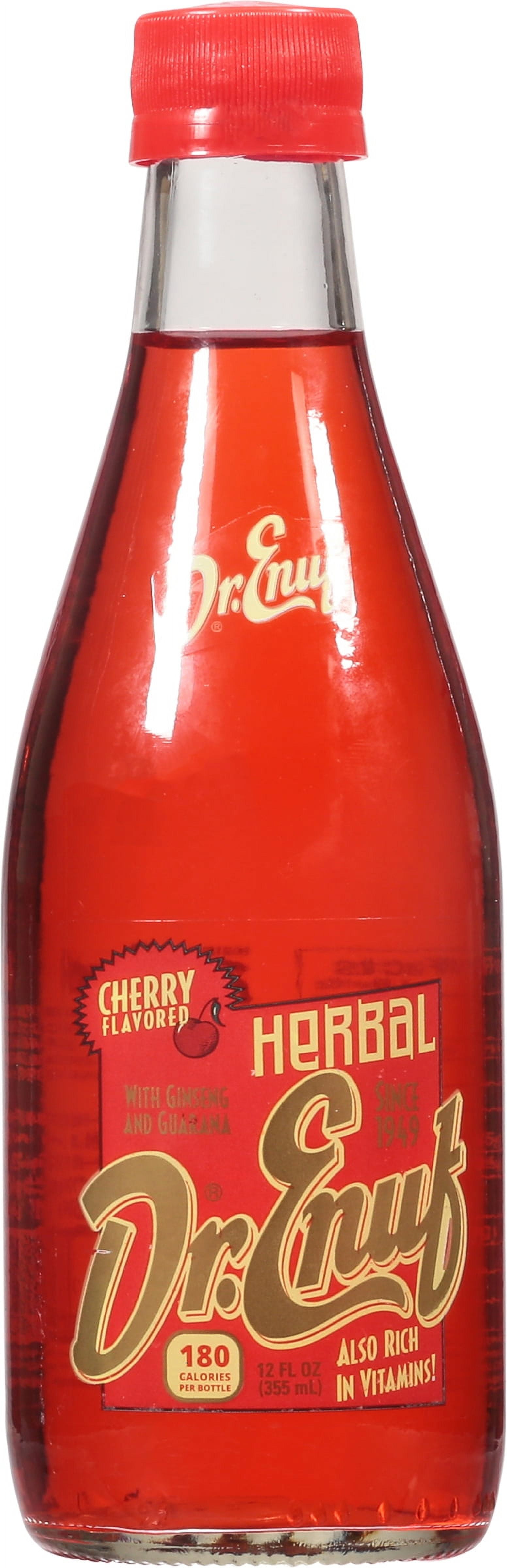 (11 pack) Dr. Enuf Cherry Lemon Lime Herbal Juice, 12.68 Fl Oz Bottle