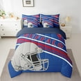 thumbnail image 2 of Erosebridal Football Print Bedding Sets Twin Size,Sport Gamer Comforter Sets with Sheets,Rugby Decoration(Buffalo),Reversible,Breathable,7pcs, 2 of 6