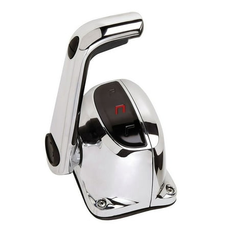 New Uflex Single Lever Top Mount Control w/Neutral Lock & Trim Switch - Chrome