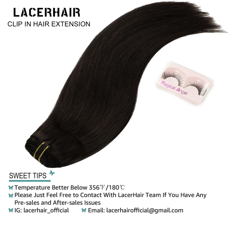 Lacer Hair Extensions Clip In Real Human Hair Extensions  display picture 1