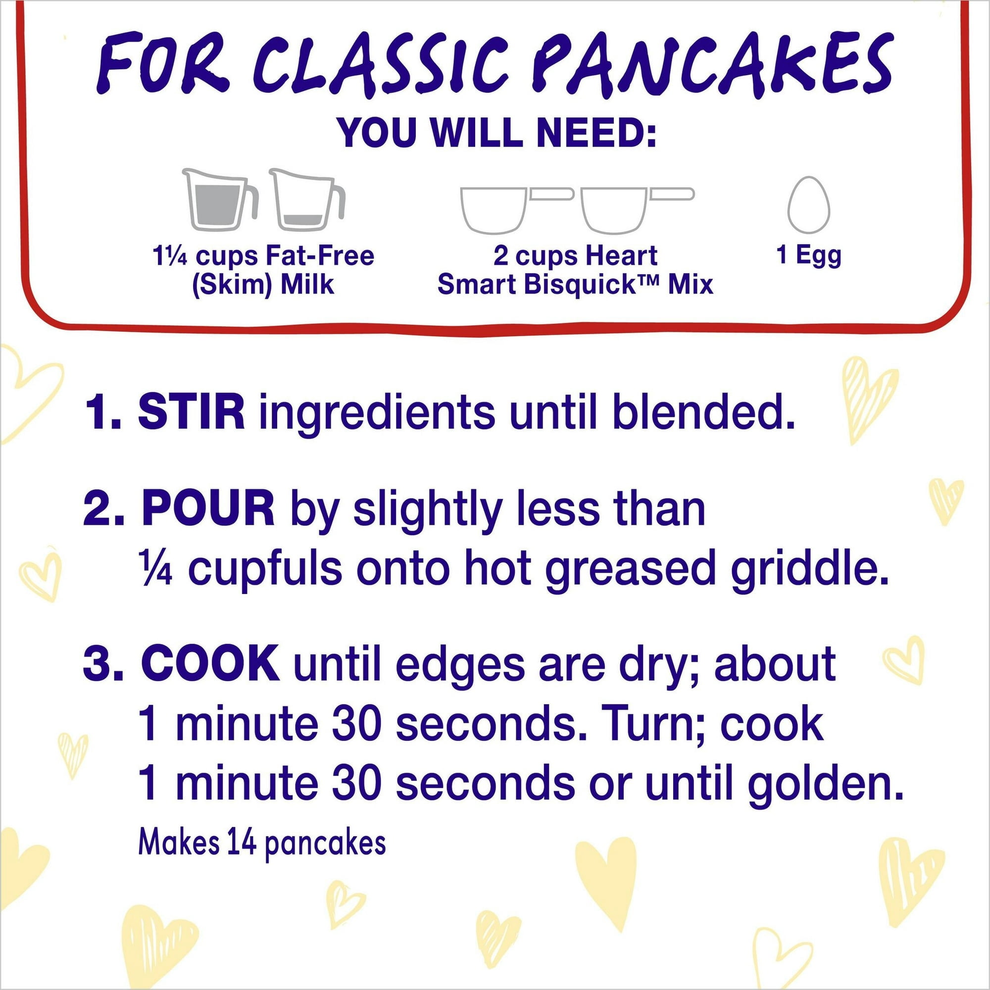 Betty Crocker Bisquick Pancake and Baking Mix Cholesterol Free Heart Smart 40 oz (Pack of 4)