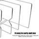 thumbnail image 5 of Soporte de acero inoxidable para tabla de cortar, organizador de encimera para tapa de sartén, 5 of 8