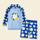 thumbnail image 3 of Trajes de baño para niños Bañadores para niños Bañadores de manga larga divididos Protección solar Secado rápido Trajes de baño lindos para bebés Niños Niños, 3 of 4