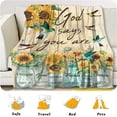 thumbnail image 3 of Sunflower Blanket, Christian Religious Gifts for Women Men 40\\, 3 of 6