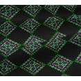 thumbnail image 5 of oneOone Viscose Jersey Green Fabric Geometric & Paisley Block Craft Projects Decor Fabric Printed By The Yard 60 Inch Wide, 5 of 5