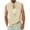 Beige, variant on Nnhblu Tank Tops V-Neck Sleeveless Pullover Double Pocket T Shirts for Men Beige XXL