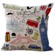 thumbnail image 1 of Toystoory 1 funda de almohada de lino y algodón, funda de cojín cuadrada para dormitorio y sofá Decoración del hogar No.07, 1 of 5