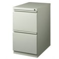 thumbnail image 4 of Hirsh 23" Deep Mobile Pedestal File Cabinet 2 Drawer File-File, Letter Width, Gray, 4 of 7