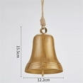 thumbnail image 2 of Diceymbol Vintage Iron Cow Bells&nbsp;Distressed Christmas Hanging Decor with Sturdy Rope for Porch Mantel Holiday Farmhouse Style Jingling Bell, 2 of 4