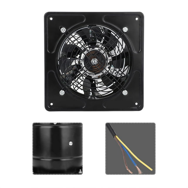 Extractor de ventana para baño 190mm 40W 220V montado en la pared bajo ANGGREK Otros