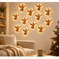 thumbnail image 7 of 12 Pieces Angel Shape Wood Backlit Wall Lights Christmas Indoor Wall Decor to Create Soft Holiday Atmosphere, 7 of 7