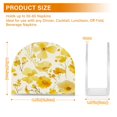 thumbnail image 3 of Table Napkin Holder, One Sizex2 Kitchen Napkin Holder Acrylic Napkin Holder Restaurant Napkin Holder Yellow Flowers Seamless, 3 of 9