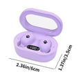 thumbnail image 3 of Oggfader Wireless Earbuds Bluetooth 5.3 Wireless Headphones HIFI Sound Quality Small Exquisite And Senseless Wearing High Definition Call Bluetooth Headphones Purple, 3 of 8