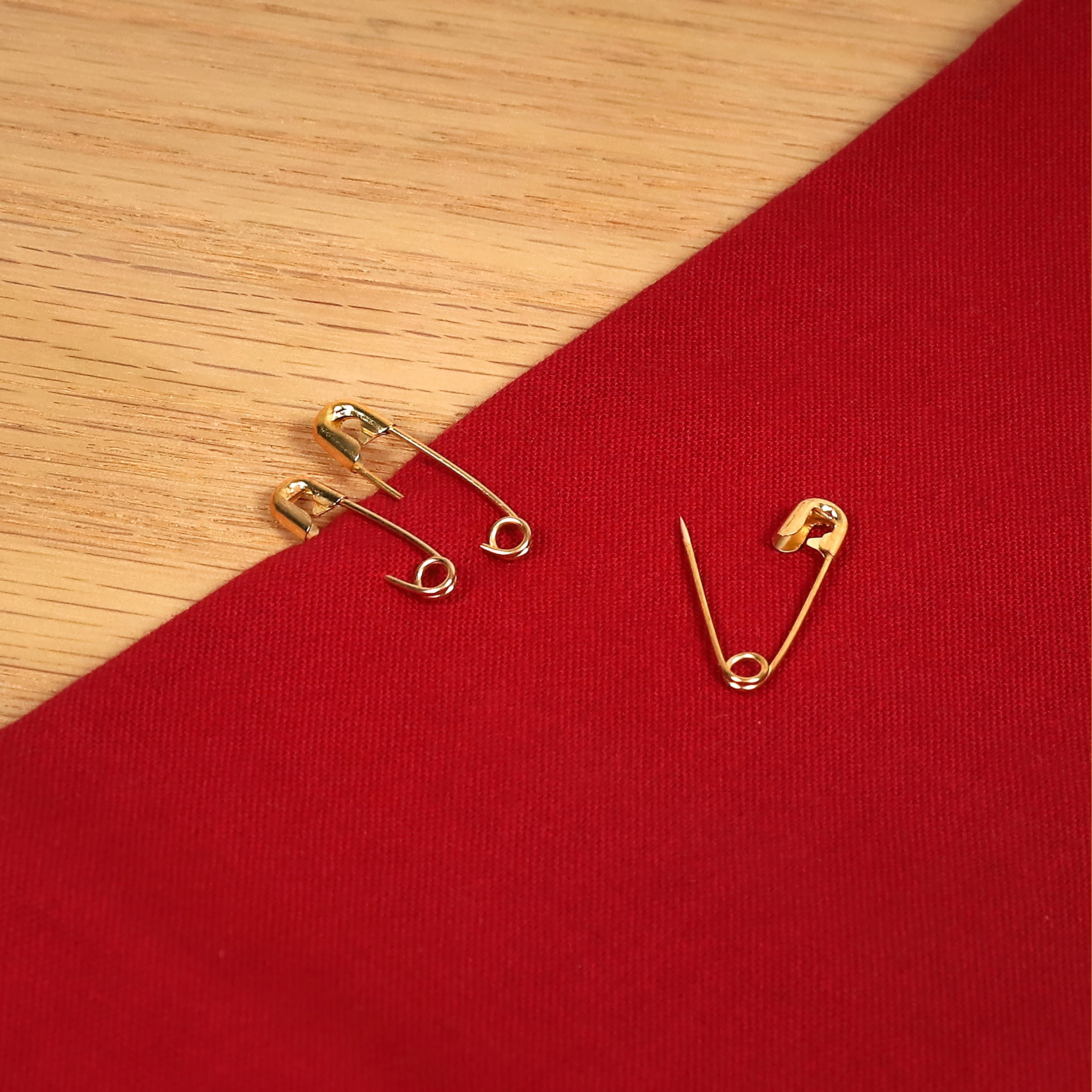 (2 pack) Hello Hobby Assorted Size Gilt Safety Pins (80 Count)
