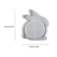 thumbnail image 3 of Moocorvic Easter Bunny Silicone Mold DIY Carft Tabletop Arrangement Rabbit Resin Casting Mould for Candle Making, 3 of 7