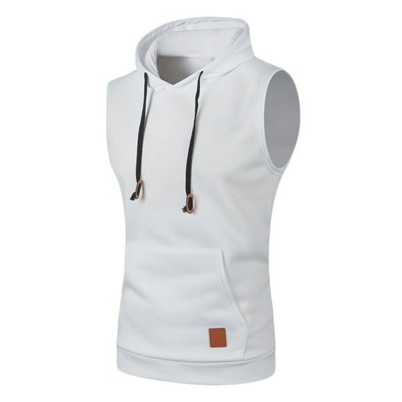 Weiqiqre Débardeur Homme Nouveau Col Montant Plus Motif Chandail Cardigan Sans Manches Sans Capuche Décontracté & Vestes Parfait pour l'Été Gym Extérieur, Taille p-3TG