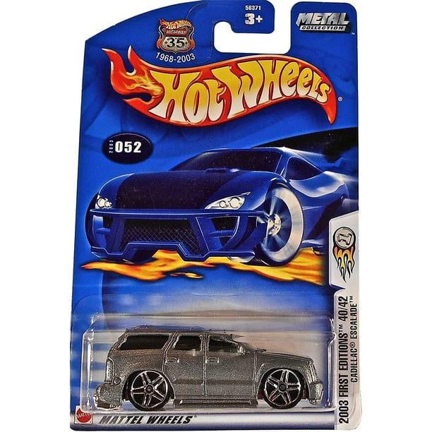 Hot Wheels Escalade 2003 First Editions 1 64 Scale Metallic Silver Cadillac Escalade Die Cast Car 052 Escalade Hot Wheels 2003 First Editions 1 64 Scale By Visit The Hot Wheels Store Walmart Com Walmart Com