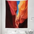 thumbnail image 1 of Arizona Tapestry, Antelope Canyon in Vibrant Tone Sandstones Saturated Prehistoric Elements Photo, Fabric Wall Hanging Decor for Bedroom Living Room Dorm, 5 Sizes, Multicolor, by Ambesonne, 1 of 1