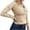 Khaki, variant on Plebaso Womens Going out Tops Ribbed Long Sleeve Shirts V Neck Trendy Tops Fall Winter Clothes