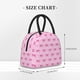 thumbnail image 2 of Fotbe Pink bows Bolsa de Almuerzo con Estampado, Lonchera Aislada, Contenedor de Comida Reutilizable Tipo Cooler a Prueba de Fugas, 2 of 6