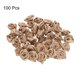 thumbnail image 3 of Uxcell 100Pcs 1.5cm Mini Rosas de Cinta para Manualidades Flores de Tela Artificial, Marrón Claro, 3 of 5