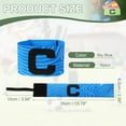 thumbnail image 2 of Uxcell Captain Arm Bands for Soccer, Soccer Captain C Armband Striped for Adult Football Basketball Sports Sky Blue, 2 of 7