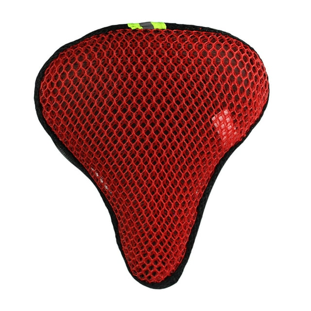 Almencla Seat Cushion Cover Cycling Components Mesh Mountain Bikes Seat Cover Red