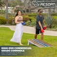thumbnail image 2 of GoSports 4 x 2 ft Resort Collection All Weather Cornhole Board Set - Regulation Size - Rustic, 2 of 6